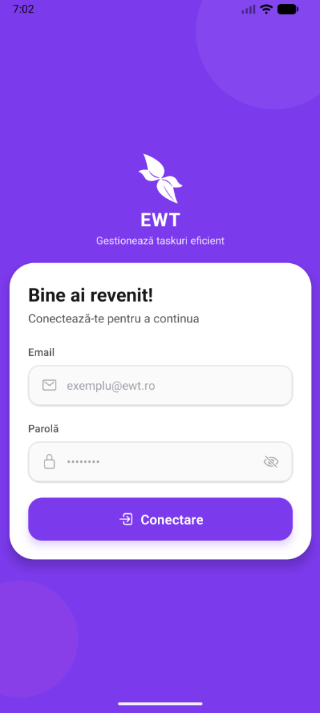 EWT Conectare